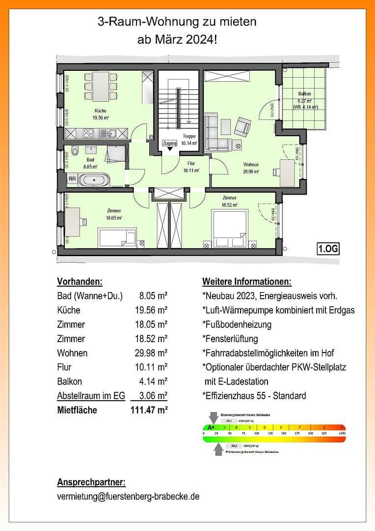 Pronájem bytu 3+1 110 m², Bürgermeisterstr. 18, Wittenberg, Sasko-Anhaltsko Pronájem bytu 3+1 110 m², Bürgermeisterstr. 18, Wittenberg, Sasko-Anhaltsko