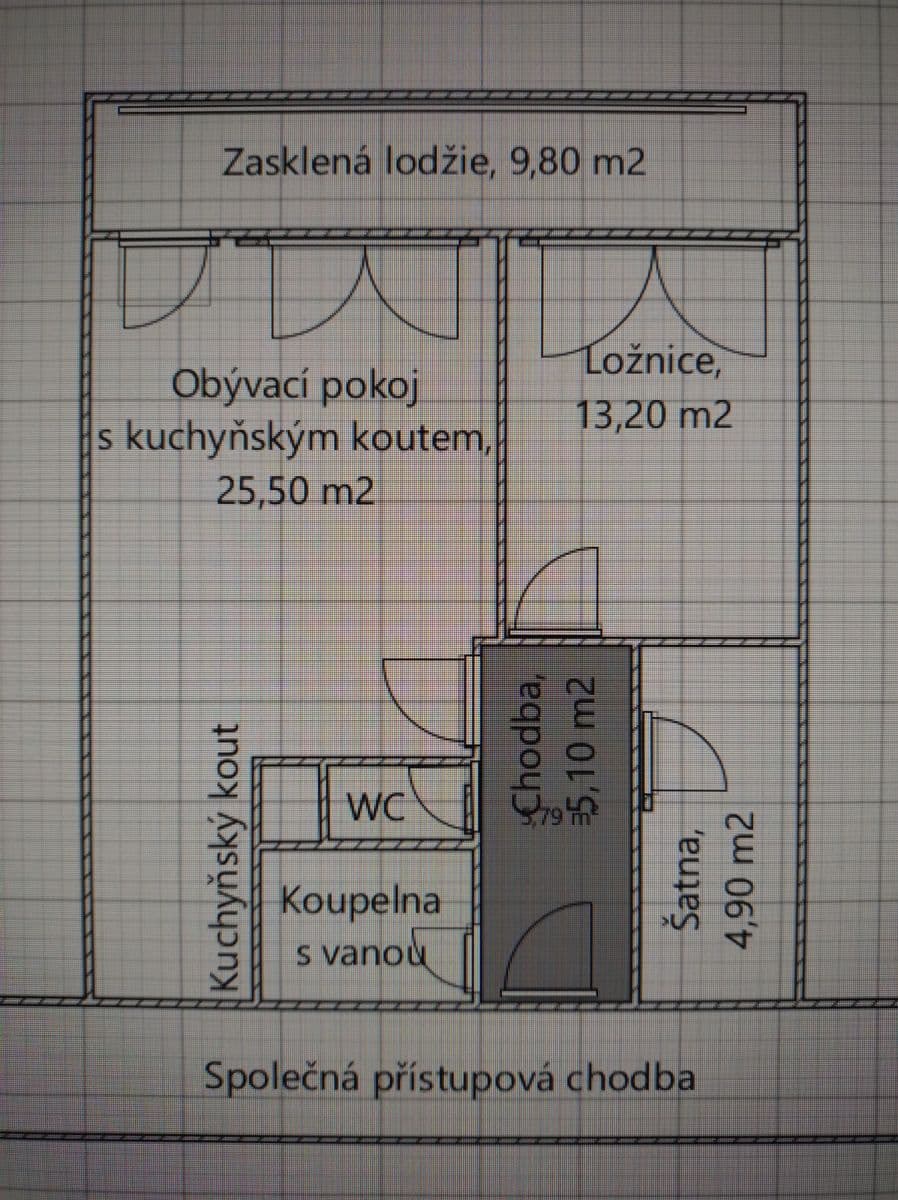Prodej bytu 2+kk 53 m², nábřeží Závodu míru, Pardubice, Pardubický kraj Prodej bytu 2+kk 53 m², nábřeží Závodu míru, Pardubice, Pardubický kraj