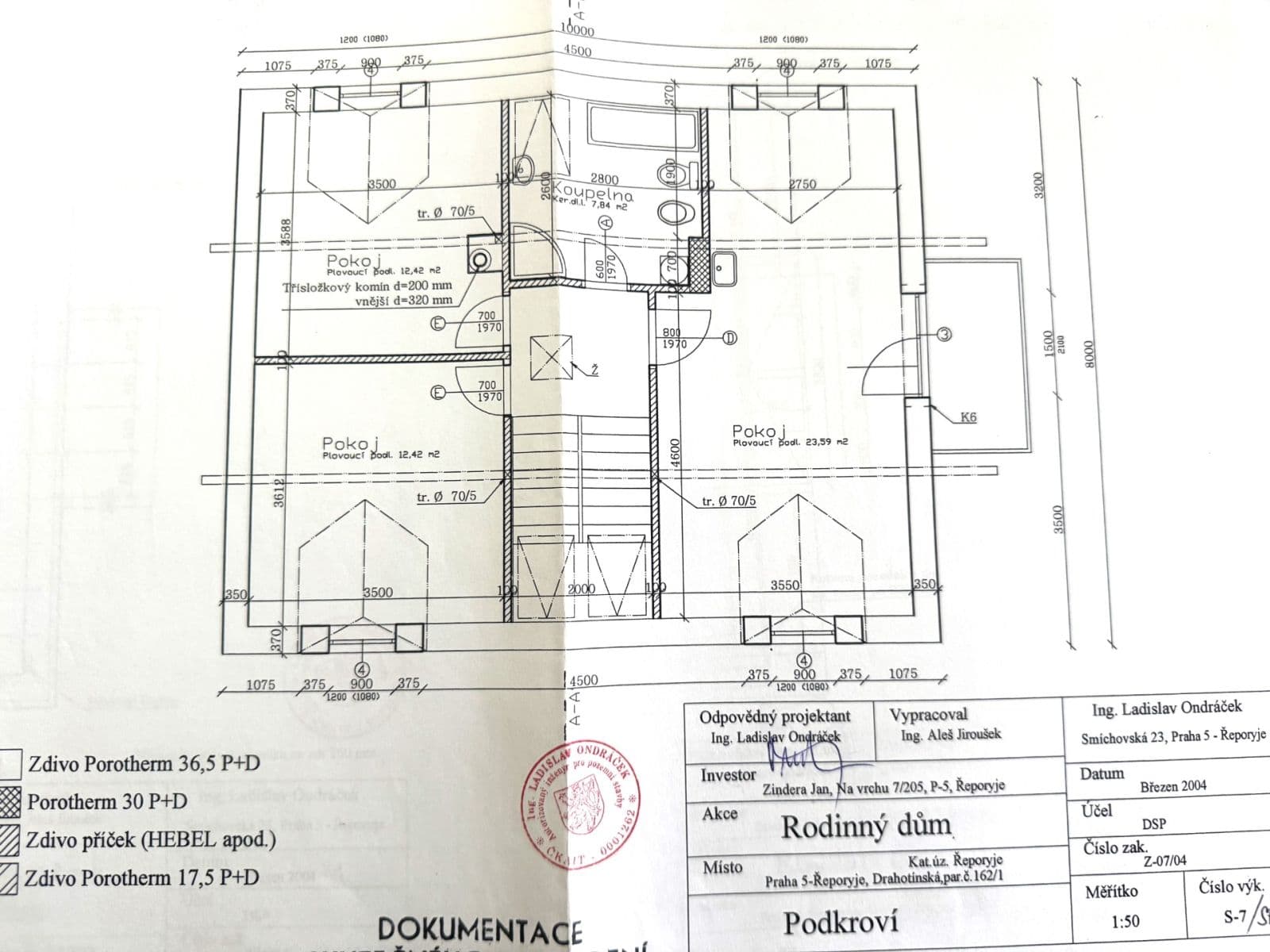 Prodej domu 160 m², pozemek 1 m², Drahotínská, Praha, Praha Prodej domu 160 m², pozemek 1 m², Drahotínská, Praha, Praha