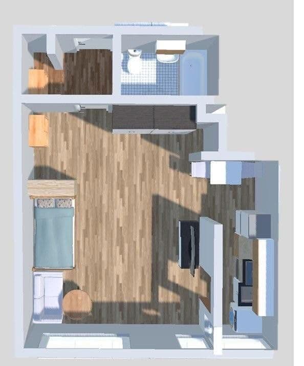 Pronájem bytu 1+1 36 m², Sperberstraße 19, Nürnberg, Bavorsko Pronájem bytu 1+1 36 m², Sperberstraße 19, Nürnberg, Bavorsko
