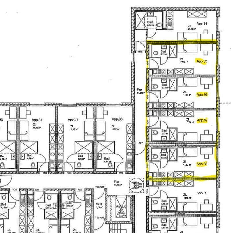 Prodej bytu 1+1 21 m², Bahnhofstrasse 79, Nürnberg, Bavorsko Prodej bytu 1+1 21 m², Bahnhofstrasse 79, Nürnberg, Bavorsko