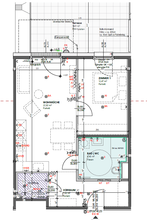 Pronájem bytu 2+1 52 m², Anni-Haider-Weg 11, Wien, Wien Pronájem bytu 2+1 52 m², Anni-Haider-Weg 11, Wien, Wien