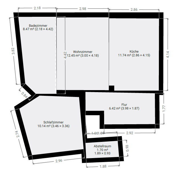 Pronájem bytu 2+1 51 m², Bächelsgasse 5, Bad Camberg, Hessen Pronájem bytu 2+1 51 m², Bächelsgasse 5, Bad Camberg, Hessen