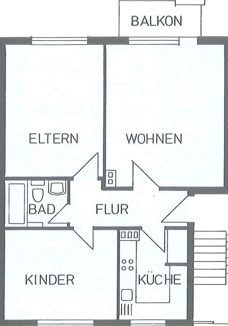 Prodej bytu 3+1 67 m², Rotterdamer Str. 17, Köln, Severní Porýní-Vestfálsko Prodej bytu 3+1 67 m², Rotterdamer Str. 17, Köln, Severní Porýní-Vestfálsko