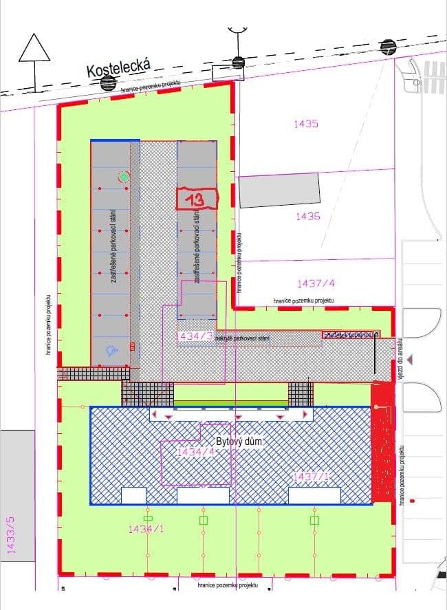 Pronájem garáže 13 m², Kostelecká, Praha, Praha Pronájem garáže 13 m², Kostelecká, Praha, Praha