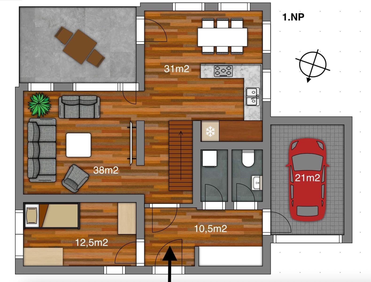 Prodej domu 197 m², pozemek 458 m², U libušské sokolovny, Praha, Praha Prodej domu 197 m², pozemek 458 m², U libušské sokolovny, Praha, Praha