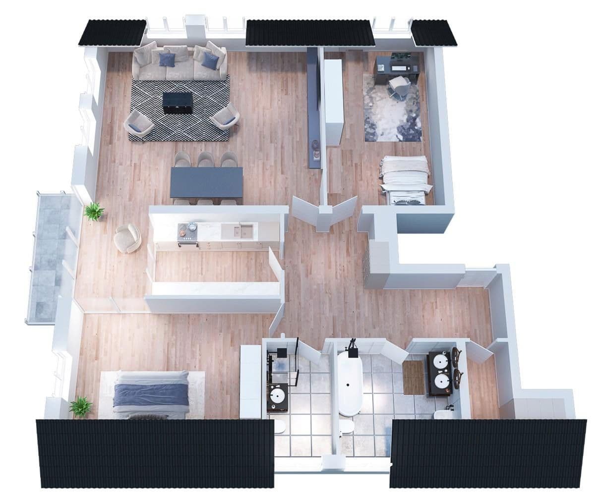 Pronájem bytu 3+1 127 m², Abbachstr. 17, München, Bavorsko Pronájem bytu 3+1 127 m², Abbachstr. 17, München, Bavorsko