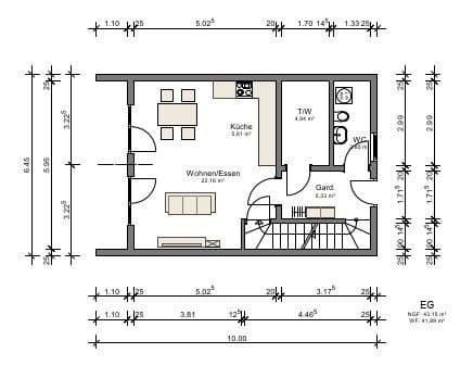 Prodej domu 78 m², pozemek 250 m², Bamberger Str. 15, Stegaurach, Bavorsko Prodej domu 78 m², pozemek 250 m², Bamberger Str. 15, Stegaurach, Bavorsko