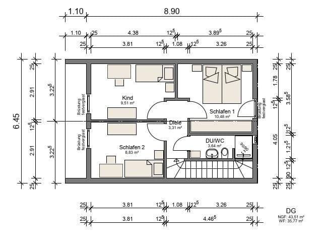Prodej domu 78 m², pozemek 250 m², Bamberger Str. 15, Stegaurach, Bavorsko Prodej domu 78 m², pozemek 250 m², Bamberger Str. 15, Stegaurach, Bavorsko
