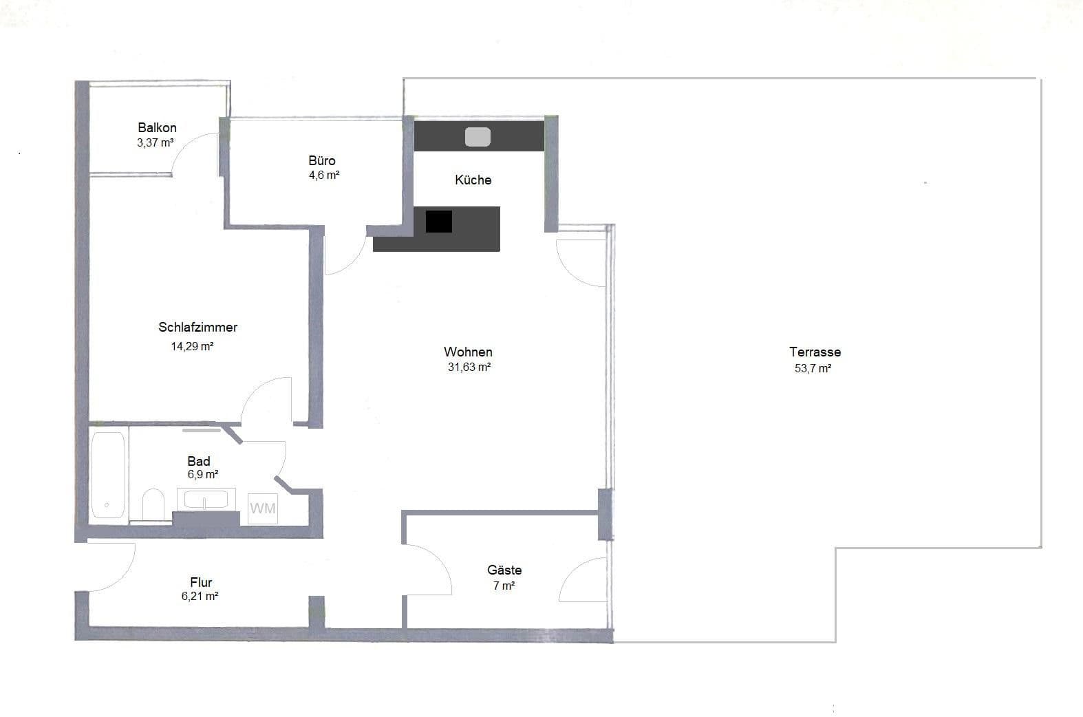 Prodej bytu 3+kk 100 m², Hamburg, Hamburg Prodej bytu 3+kk 100 m², Hamburg, Hamburg