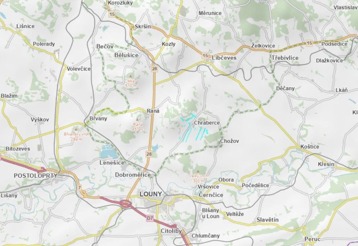 Prodej pozemku 204.161 m², Chraberce, Ústecký kraj Prodej pozemku 204.161 m², Chraberce, Ústecký kraj