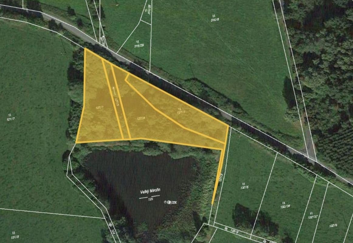 Prodej pozemku 4.345 m², Oselce, Plzeňský kraj Prodej pozemku 4.345 m², Oselce, Plzeňský kraj