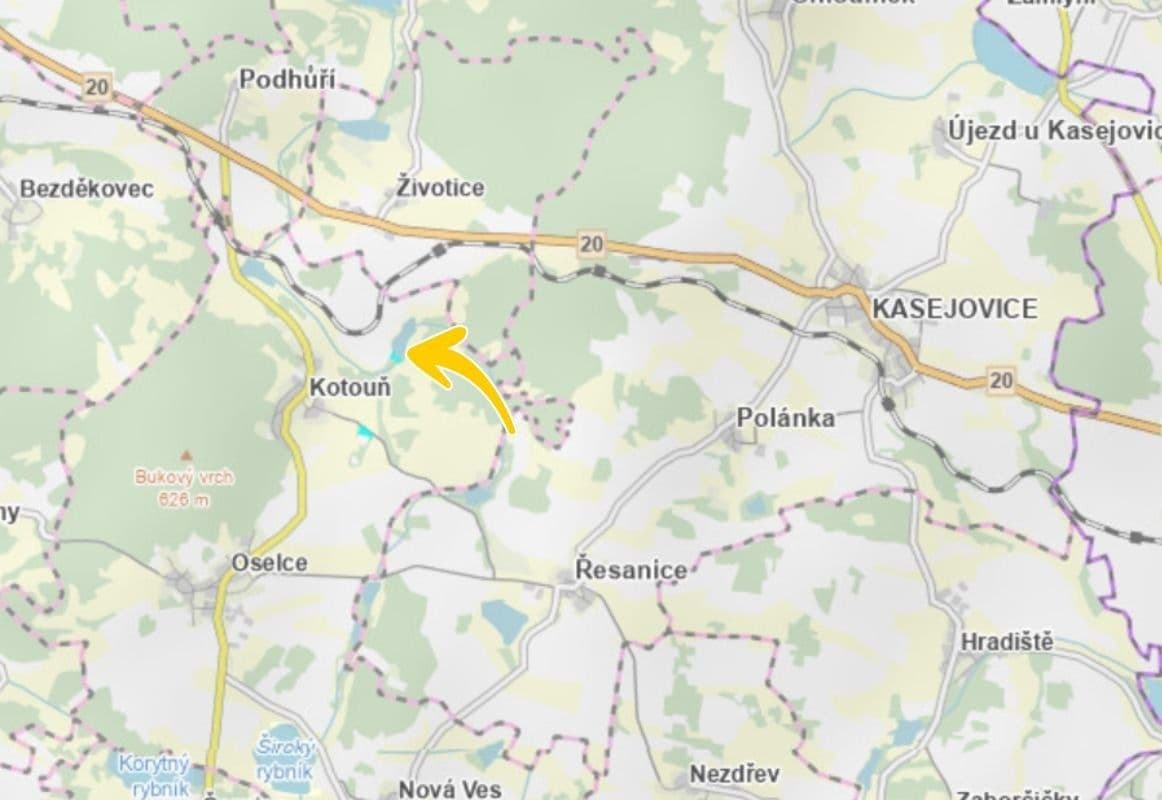 Prodej pozemku 2.952 m², Oselce, Plzeňský kraj Prodej pozemku 2.952 m², Oselce, Plzeňský kraj