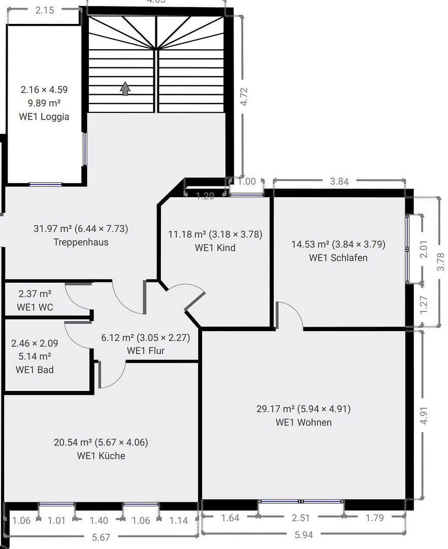 Prodej bytu 3+1 90 m², Schöneck, Hessen Prodej bytu 3+1 90 m², Schöneck, Hessen