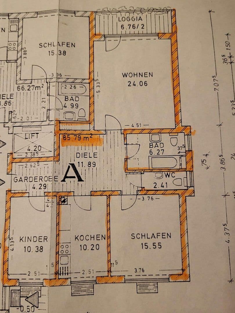 Pronájem bytu 3+1 85 m², Mühldorf, Bavorsko Pronájem bytu 3+1 85 m², Mühldorf, Bavorsko