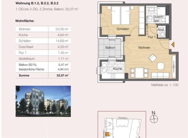 Prodej bytu 2+1 52 m², Angelika-Machinek-Straße, Frankfurt, Hessen Prodej bytu 2+1 52 m², Angelika-Machinek-Straße, Frankfurt, Hessen