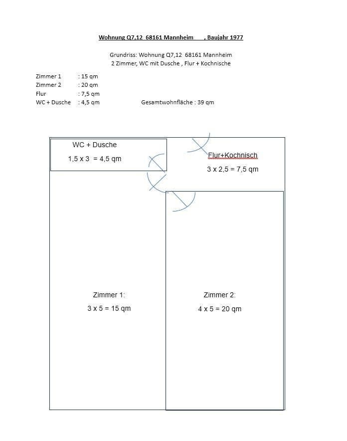 Prodej bytu 2+1 39 m², Mannheim, Bádensko-Württembersko Prodej bytu 2+1 39 m², Mannheim, Bádensko-Württembersko