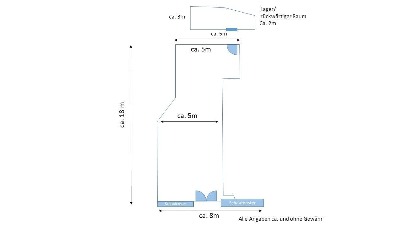Pronájem nebytového prostoru 100 m², Korbach, Hessen Pronájem nebytového prostoru 100 m², Korbach, Hessen