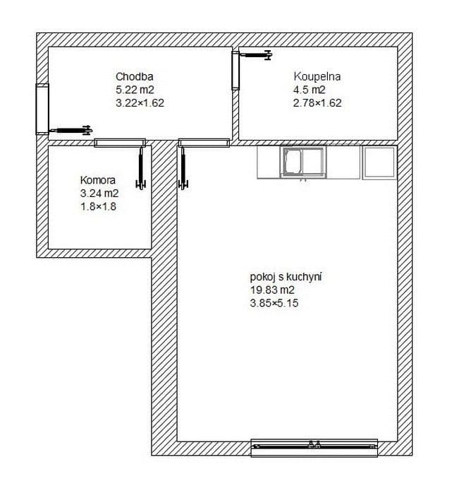 Prodej bytu 1+kk 33 m², Urbinská, Český Krumlov, Jihočeský kraj Prodej bytu 1+kk 33 m², Urbinská, Český Krumlov, Jihočeský kraj