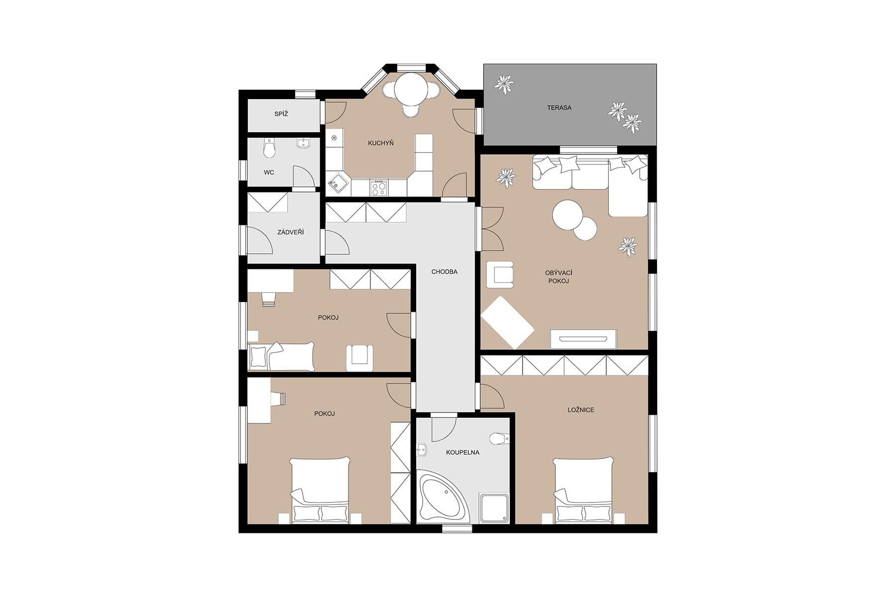 Prodej domu 113 m², pozemek 872 m², Ve Stráni, Chomutov, Ústecký kraj Prodej domu 113 m², pozemek 872 m², Ve Stráni, Chomutov, Ústecký kraj
