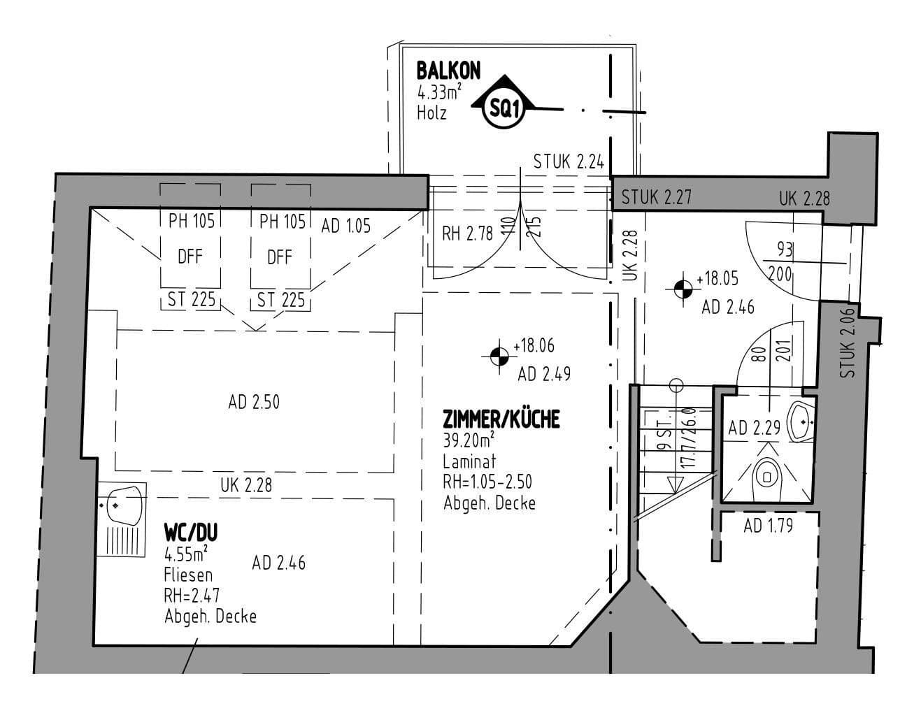 Pronájem bytu 2+1 71 m², Bräuhausgasse 8, Wien, Wien Pronájem bytu 2+1 71 m², Bräuhausgasse 8, Wien, Wien