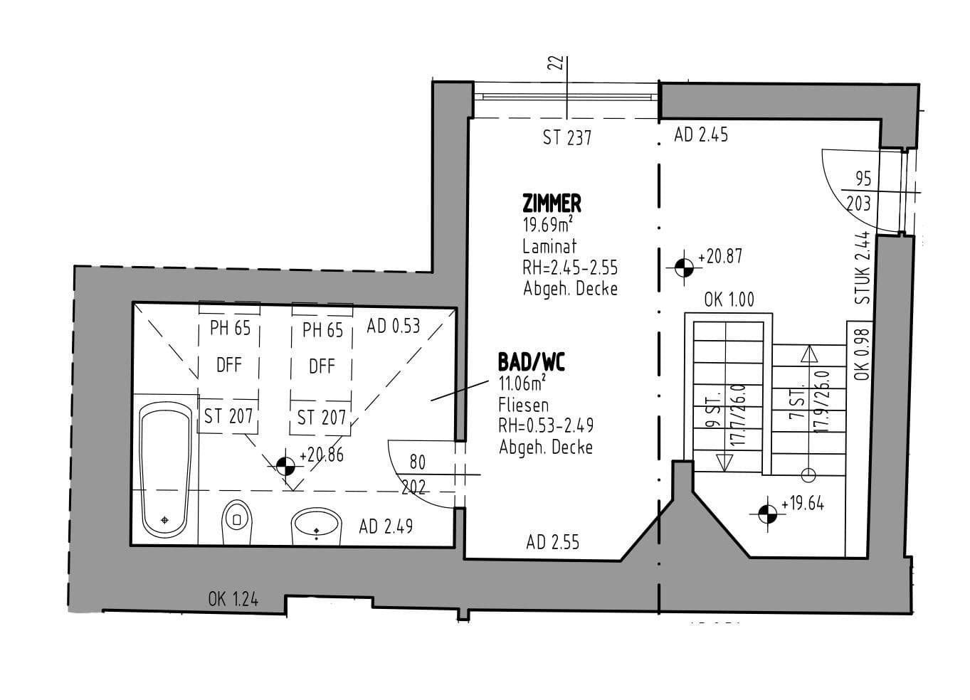 Pronájem bytu 2+1 71 m², Bräuhausgasse 8, Wien, Wien Pronájem bytu 2+1 71 m², Bräuhausgasse 8, Wien, Wien