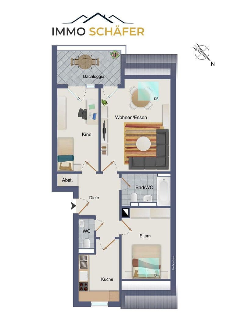 Prodej bytu 3+1 70 m², Goldammerstraße 11, Frankfurt am Main, Hessen Prodej bytu 3+1 70 m², Goldammerstraße 11, Frankfurt am Main, Hessen