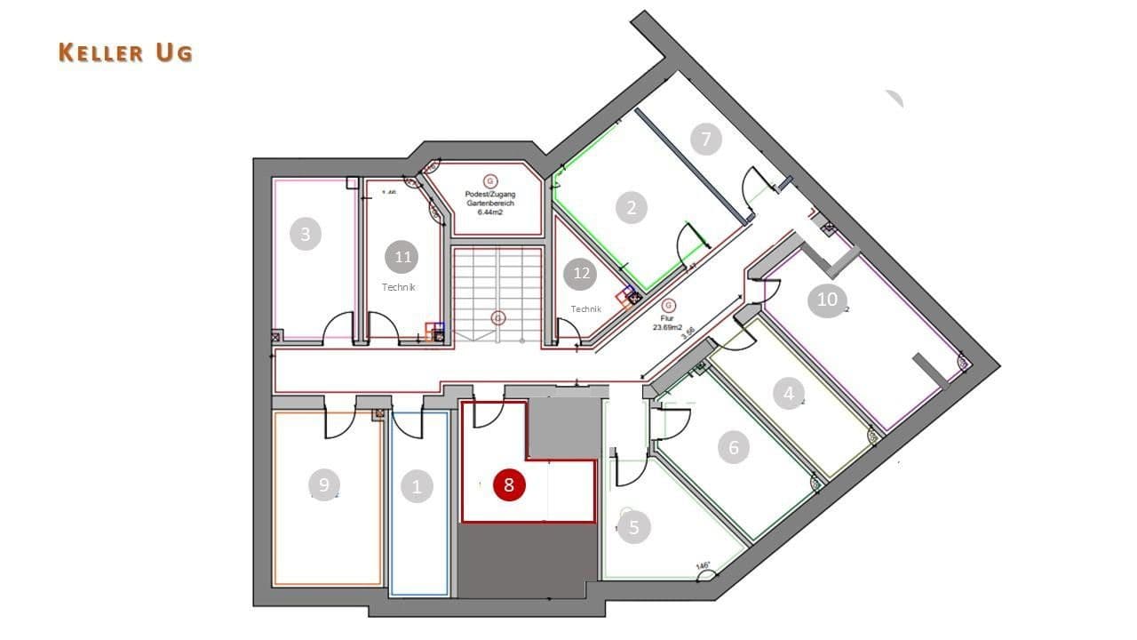 Pronájem bytu 3+1 102 m², Portitzer Str. 12, Leipzig, Sasko Pronájem bytu 3+1 102 m², Portitzer Str. 12, Leipzig, Sasko