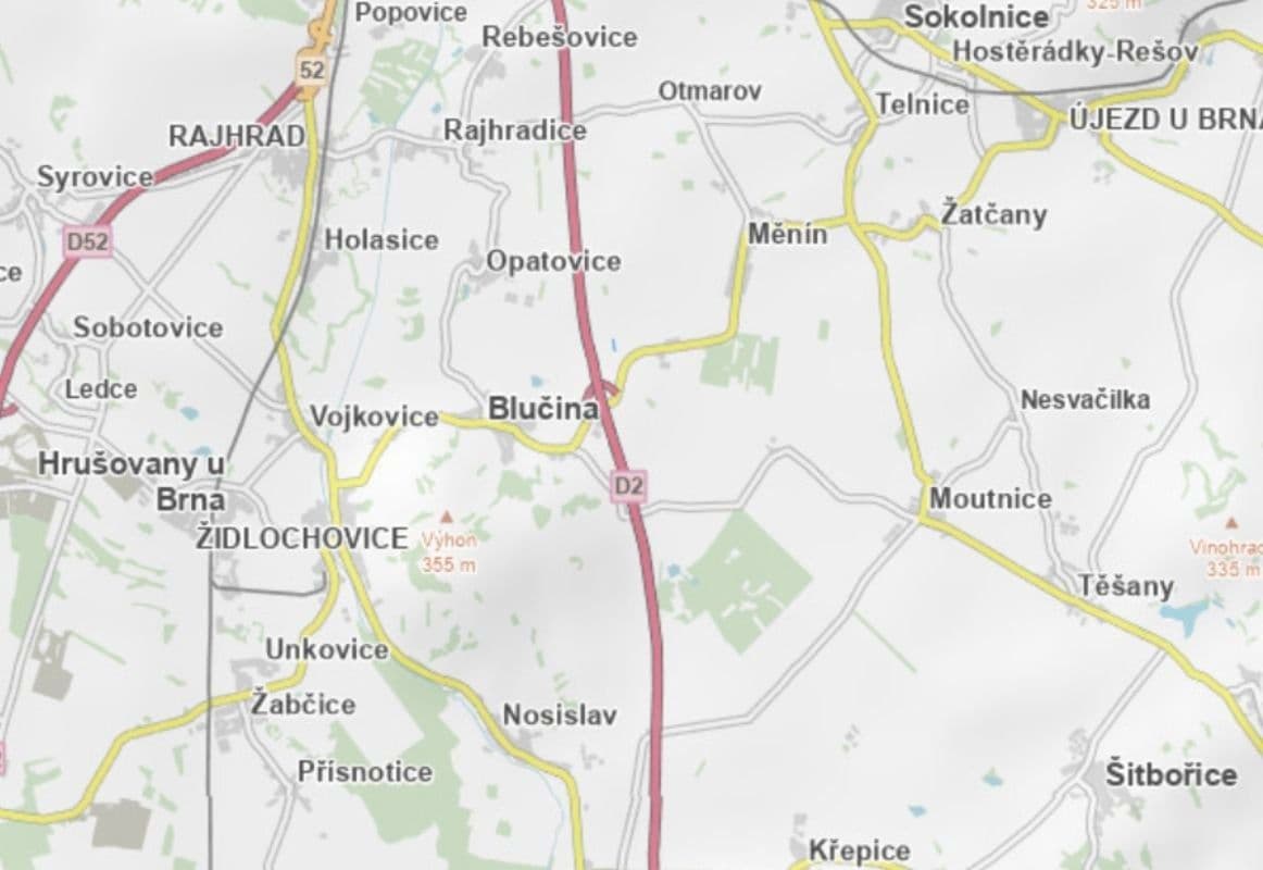 Prodej pozemku 1.455 m², Měnín, Jihomoravský kraj Prodej pozemku 1.455 m², Měnín, Jihomoravský kraj