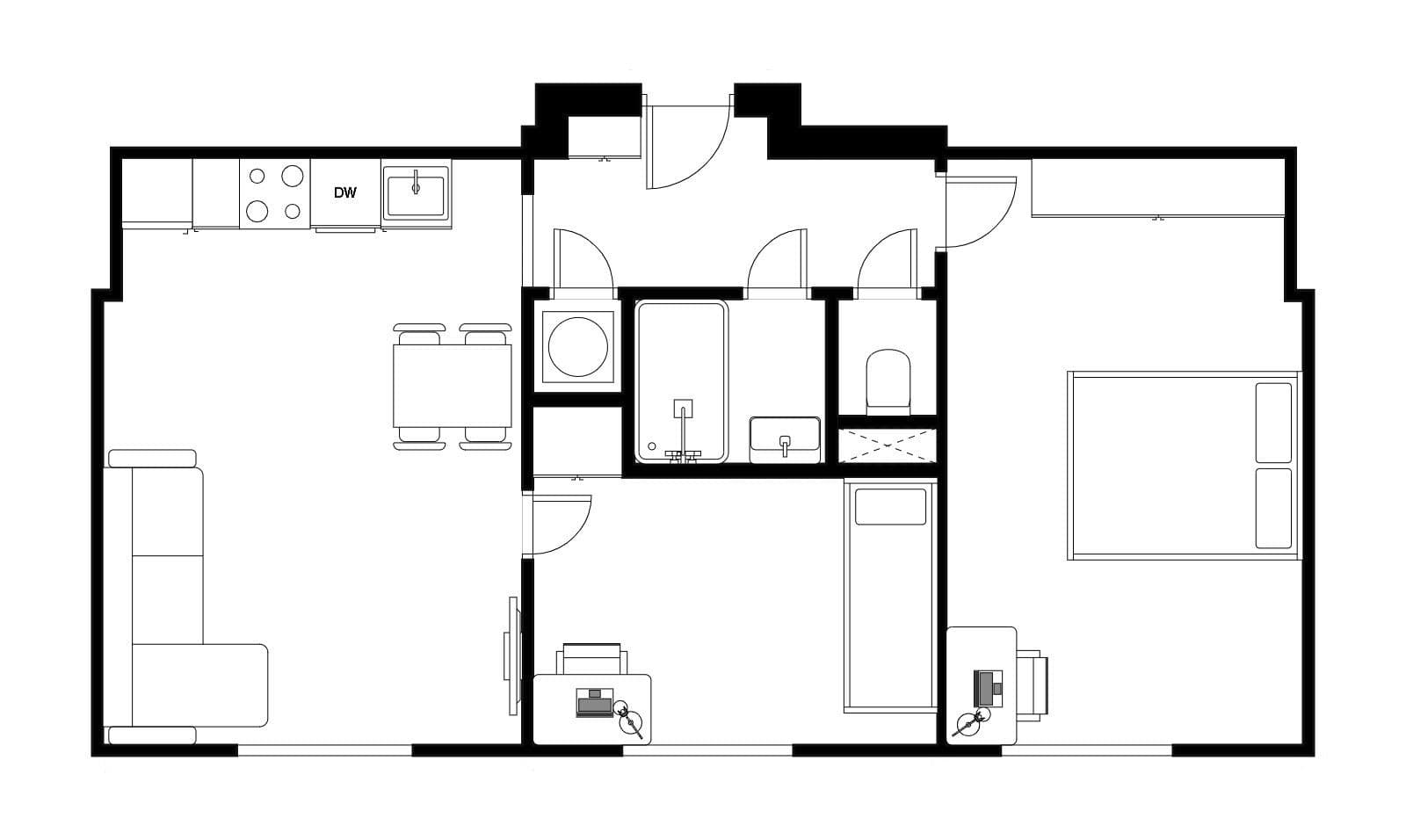 Pronájem bytu 3+kk 54 m², Púchovská, Praha, Praha Pronájem bytu 3+kk 54 m², Púchovská, Praha, Praha