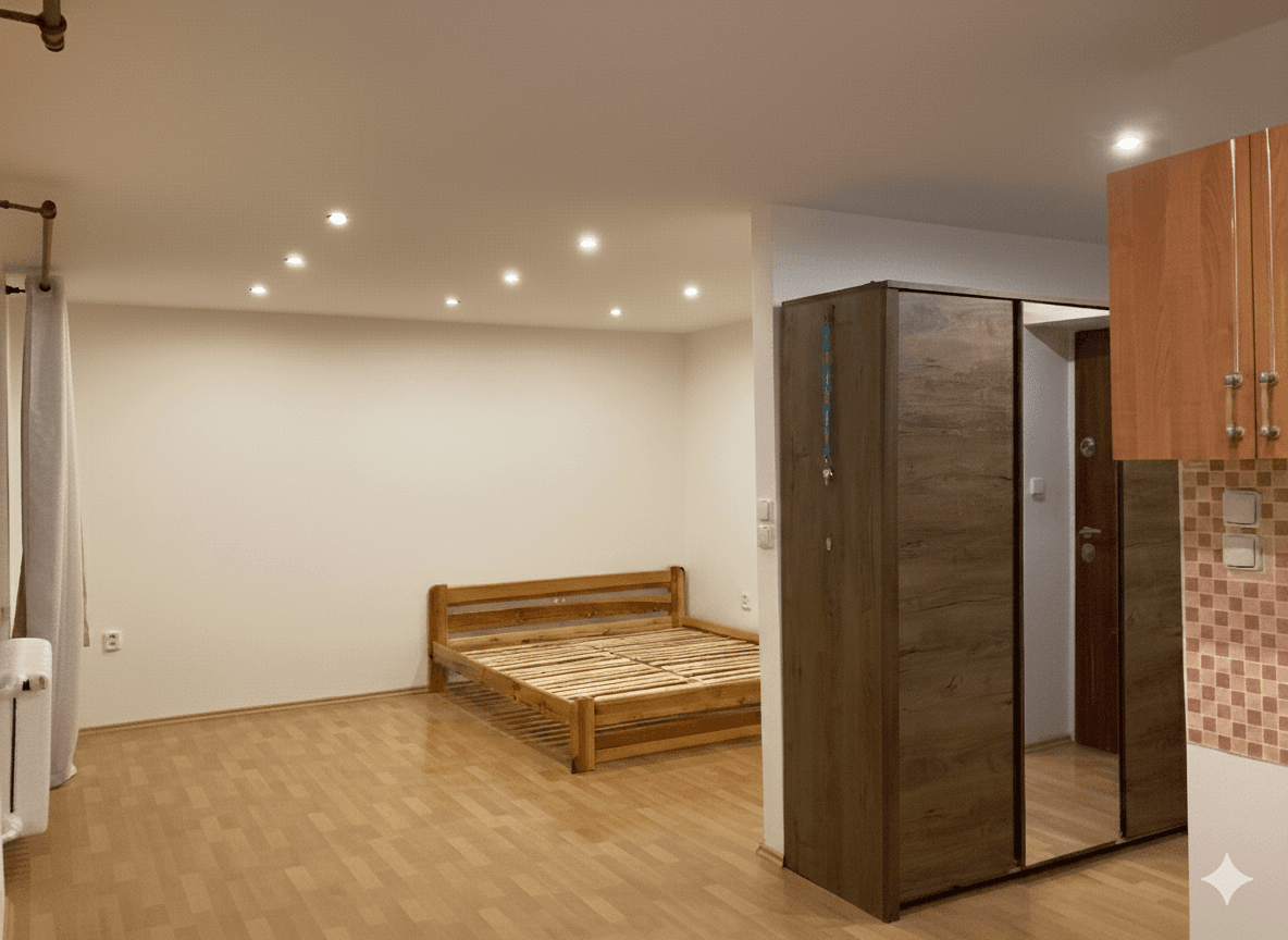 Pronájem bytu 1+kk 30 m², Sevastopolská, Kladno, Středočeský kraj Pronájem bytu 1+kk 30 m², Sevastopolská, Kladno, Středočeský kraj