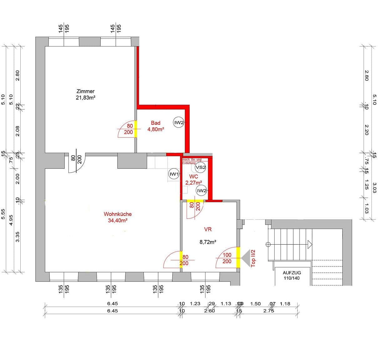 Pronájem bytu 2+1 72 m², Bräuhausgasse 8, Wien, Wien Pronájem bytu 2+1 72 m², Bräuhausgasse 8, Wien, Wien