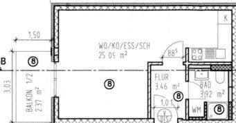 Pronájem bytu 1+1 35 m², Planegger Straße 63, Pasing - München, Bavorsko Pronájem bytu 1+1 35 m², Planegger Straße 63, Pasing - München, Bavorsko