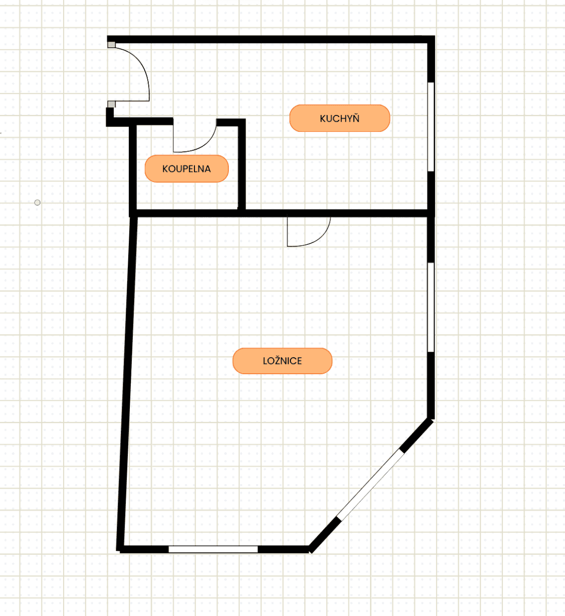 Prodej bytu 1+1 39 m², Seifertova, Praha, Praha Prodej bytu 1+1 39 m², Seifertova, Praha, Praha