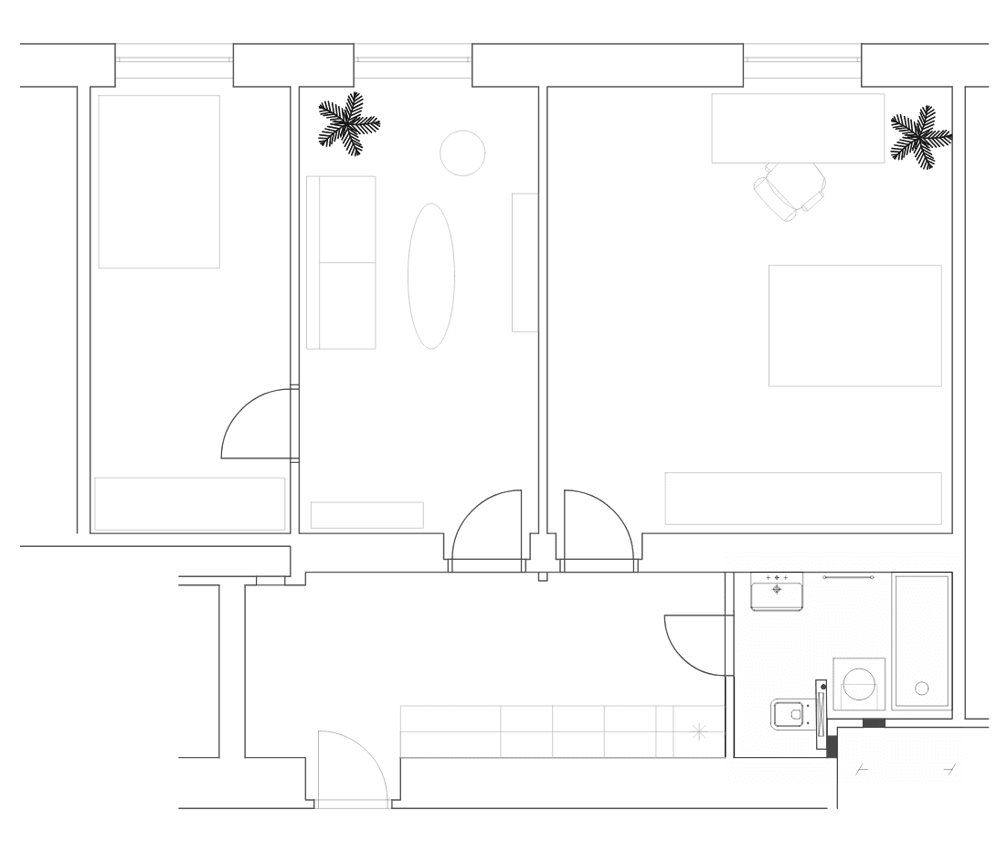 Pronájem bytu 3+1 69 m², Na Pankráci, Praha, Praha Pronájem bytu 3+1 69 m², Na Pankráci, Praha, Praha