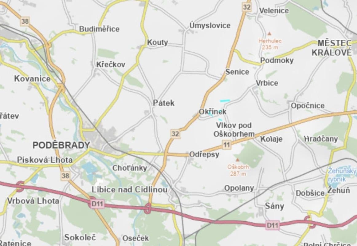 Prodej pozemku 680 m², Okřínek, Středočeský kraj Prodej pozemku 680 m², Okřínek, Středočeský kraj