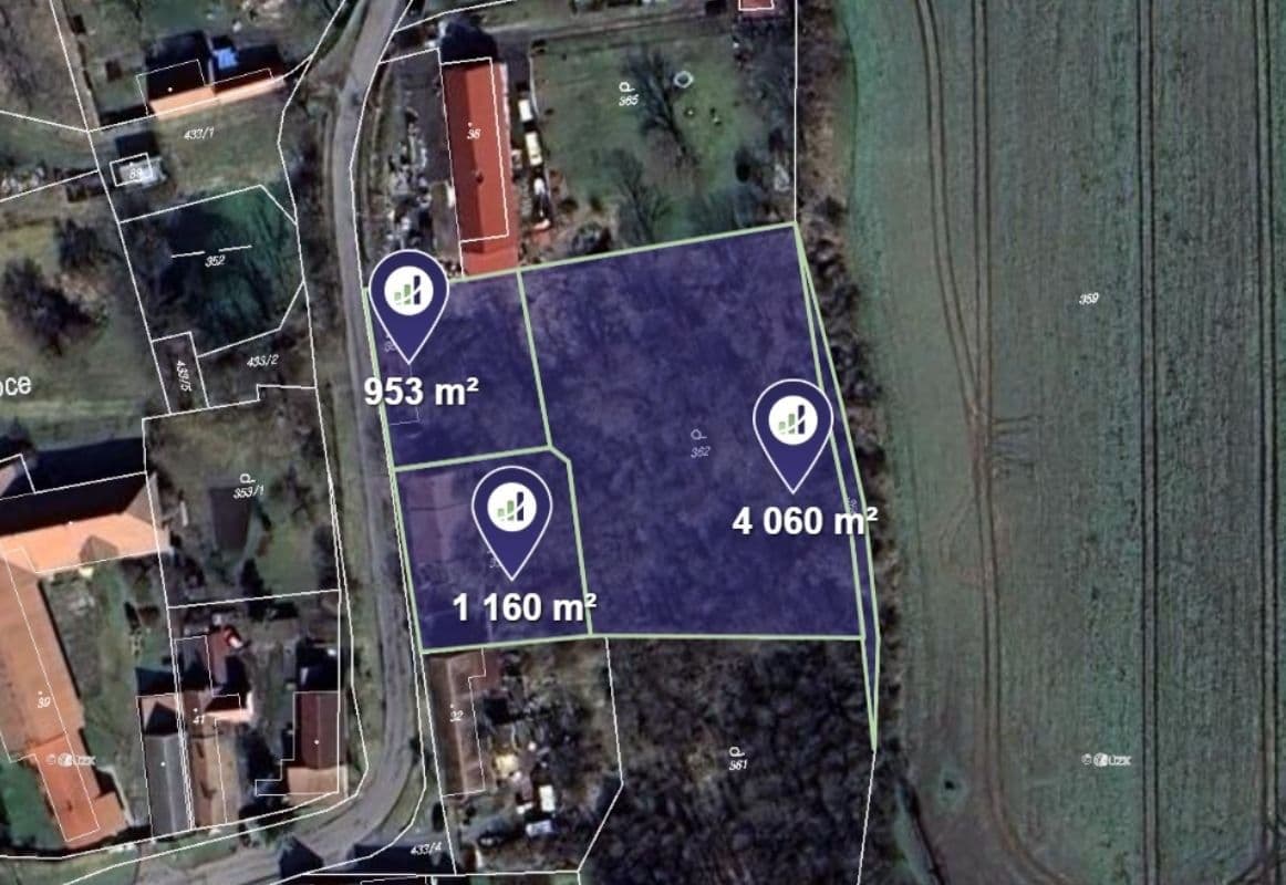 Prodej pozemku 294 m², Okřínek, Středočeský kraj Prodej pozemku 294 m², Okřínek, Středočeský kraj