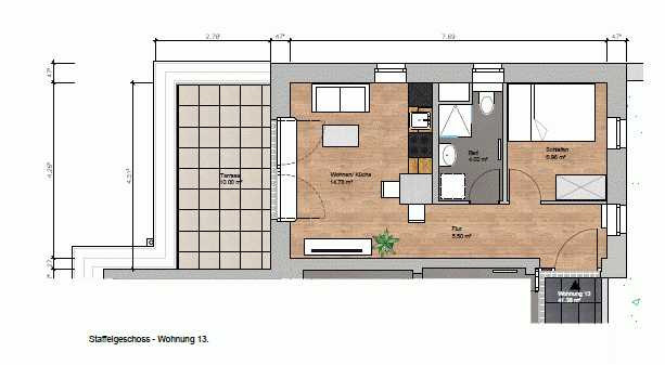 Pronájem bytu 2+1 52 m², Hamburg, Hamburg Pronájem bytu 2+1 52 m², Hamburg, Hamburg