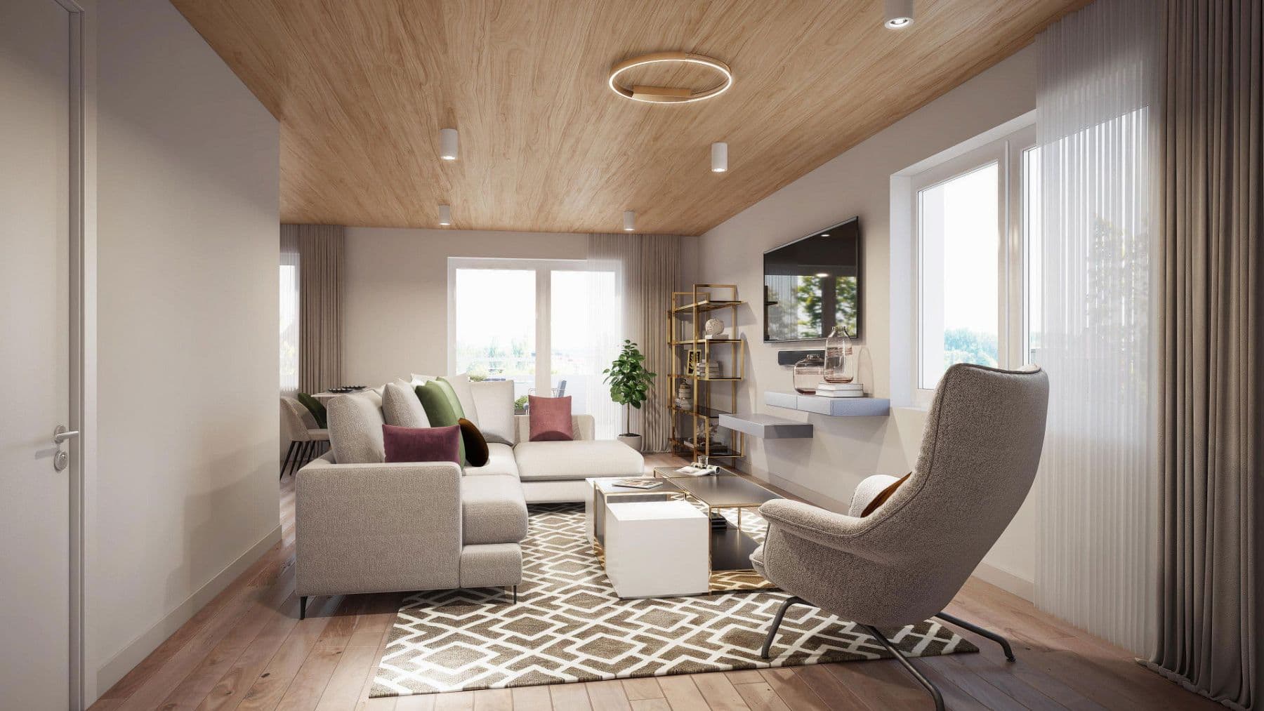 Prodej bytu 4+1 120 m², Obermühlenweg 1-11, Murrhardt, Bádensko-Württembersko Prodej bytu 4+1 120 m², Obermühlenweg 1-11, Murrhardt, Bádensko-Württembersko