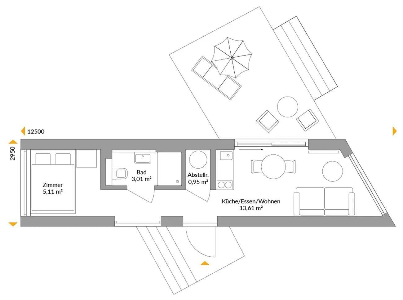 Prodej domu 23 m², pozemek 1 m², BURGBLICK BAUGRUNDSTÜCK EXKLUSIV NUR FÜR DANWOOD-HAUSBAU, Güssing, Hradsko Prodej domu 23 m², pozemek 1 m², BURGBLICK BAUGRUNDSTÜCK EXKLUSIV NUR FÜR DANWOOD-HAUSBAU, Güssing, Hradsko
