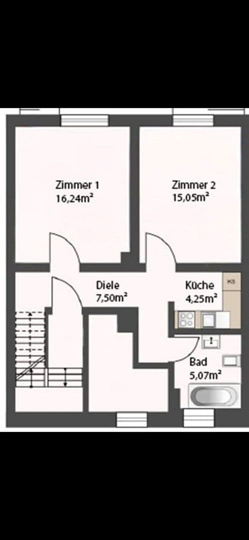 Pronájem bytu 1+1 15 m², Kilihofstr. 2a, München, Bavorsko Pronájem bytu 1+1 15 m², Kilihofstr. 2a, München, Bavorsko