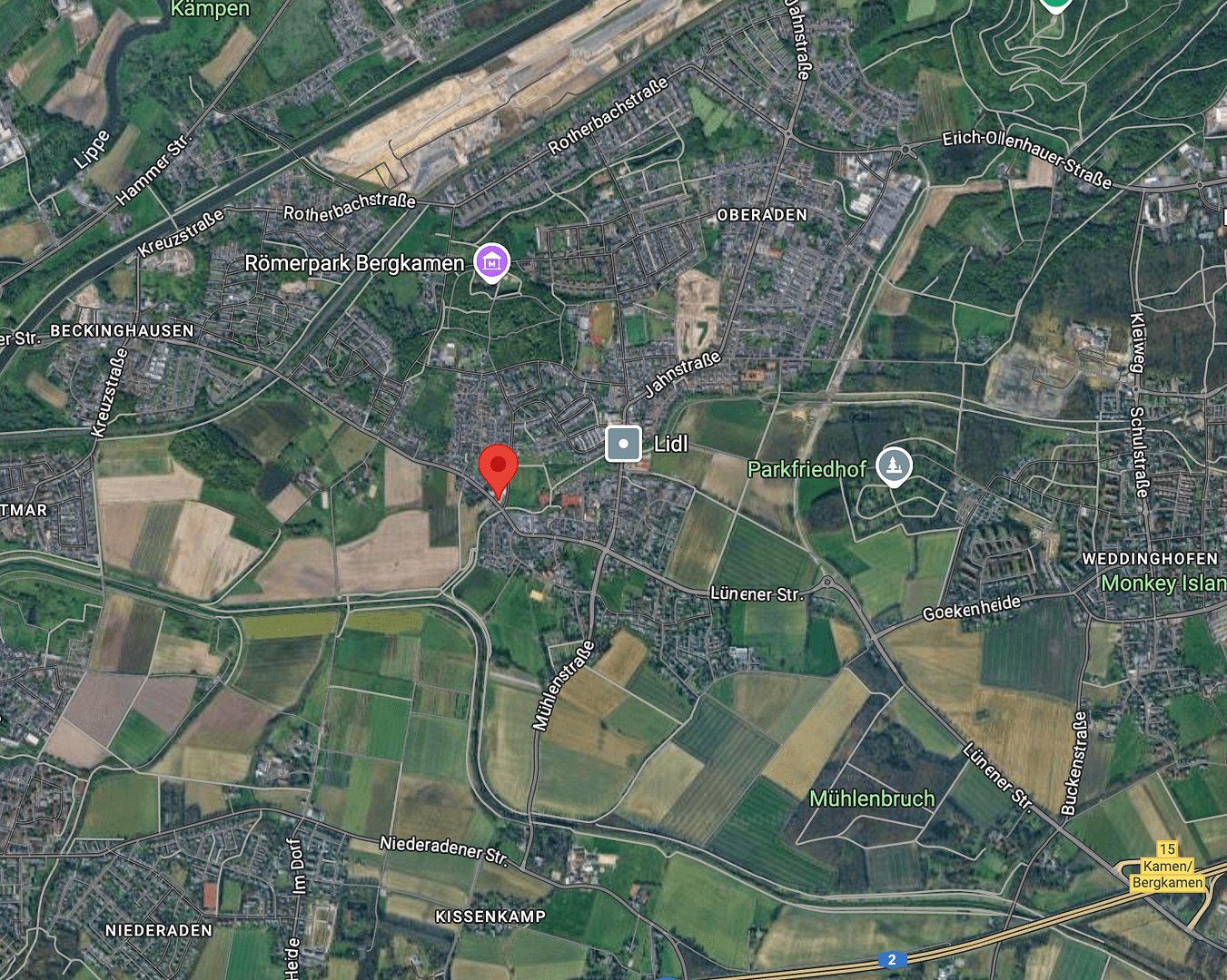 Prodej pozemku 985 m², Lünenerstr. 50, Bergkamen, Severní Porýní-Vestfálsko Prodej pozemku 985 m², Lünenerstr. 50, Bergkamen, Severní Porýní-Vestfálsko