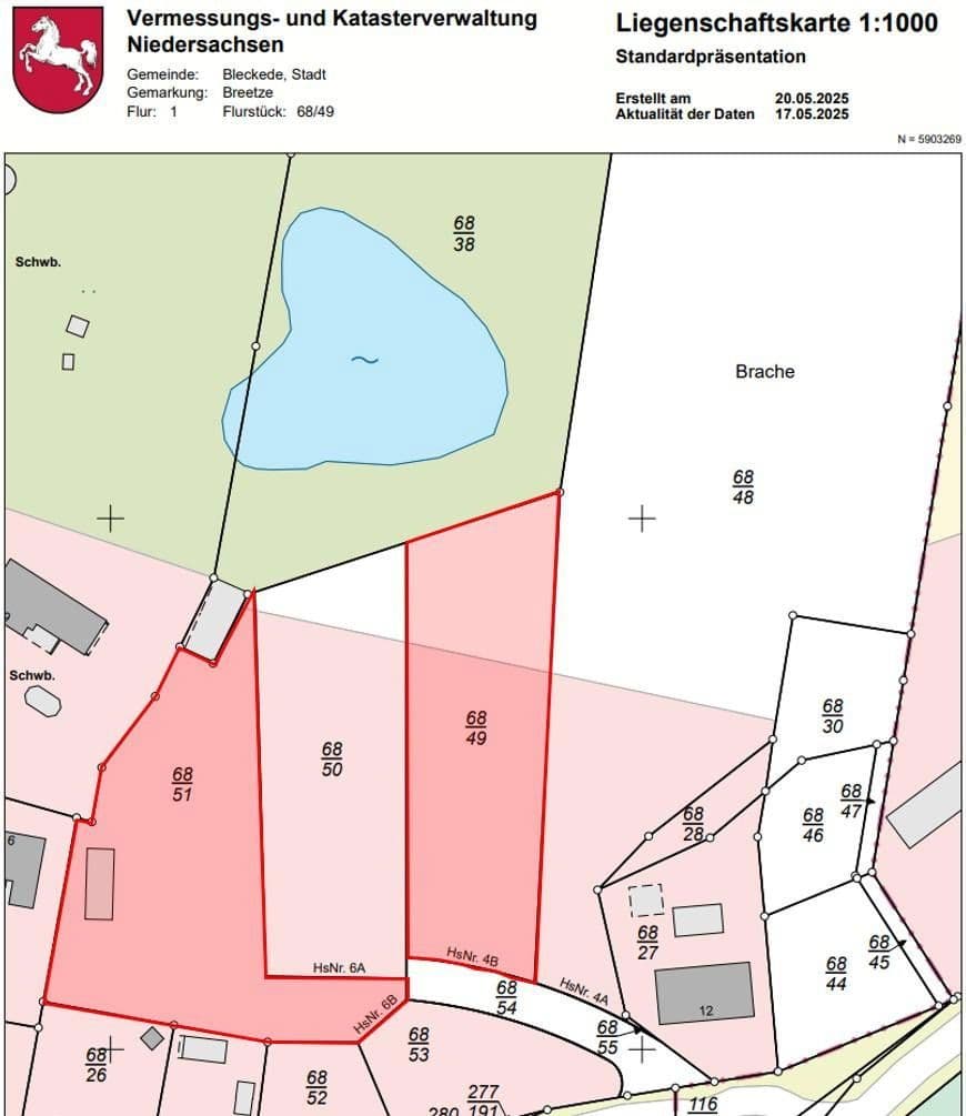 Prodej pozemku 2.242 m², Bokelstr. 6, Bleckede, Dolní Sasko Prodej pozemku 2.242 m², Bokelstr. 6, Bleckede, Dolní Sasko