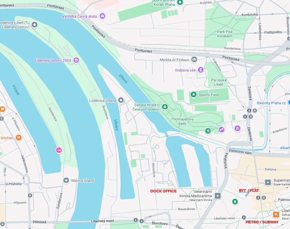 Pronájem bytu 1+kk 44 m², Vojenova, Praha, Praha Pronájem bytu 1+kk 44 m², Vojenova, Praha, Praha