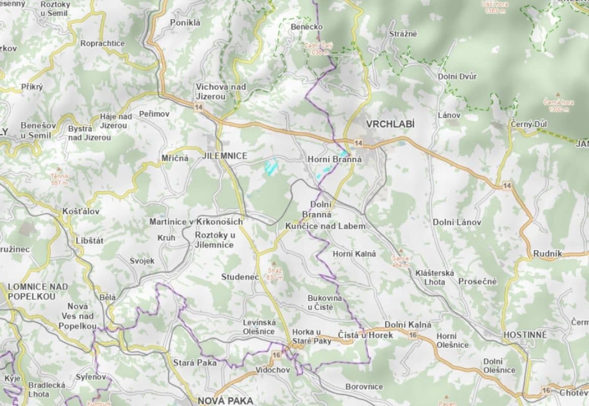 Prodej pozemku 161.688 m², Horní Branná, Liberecký kraj Prodej pozemku 161.688 m², Horní Branná, Liberecký kraj