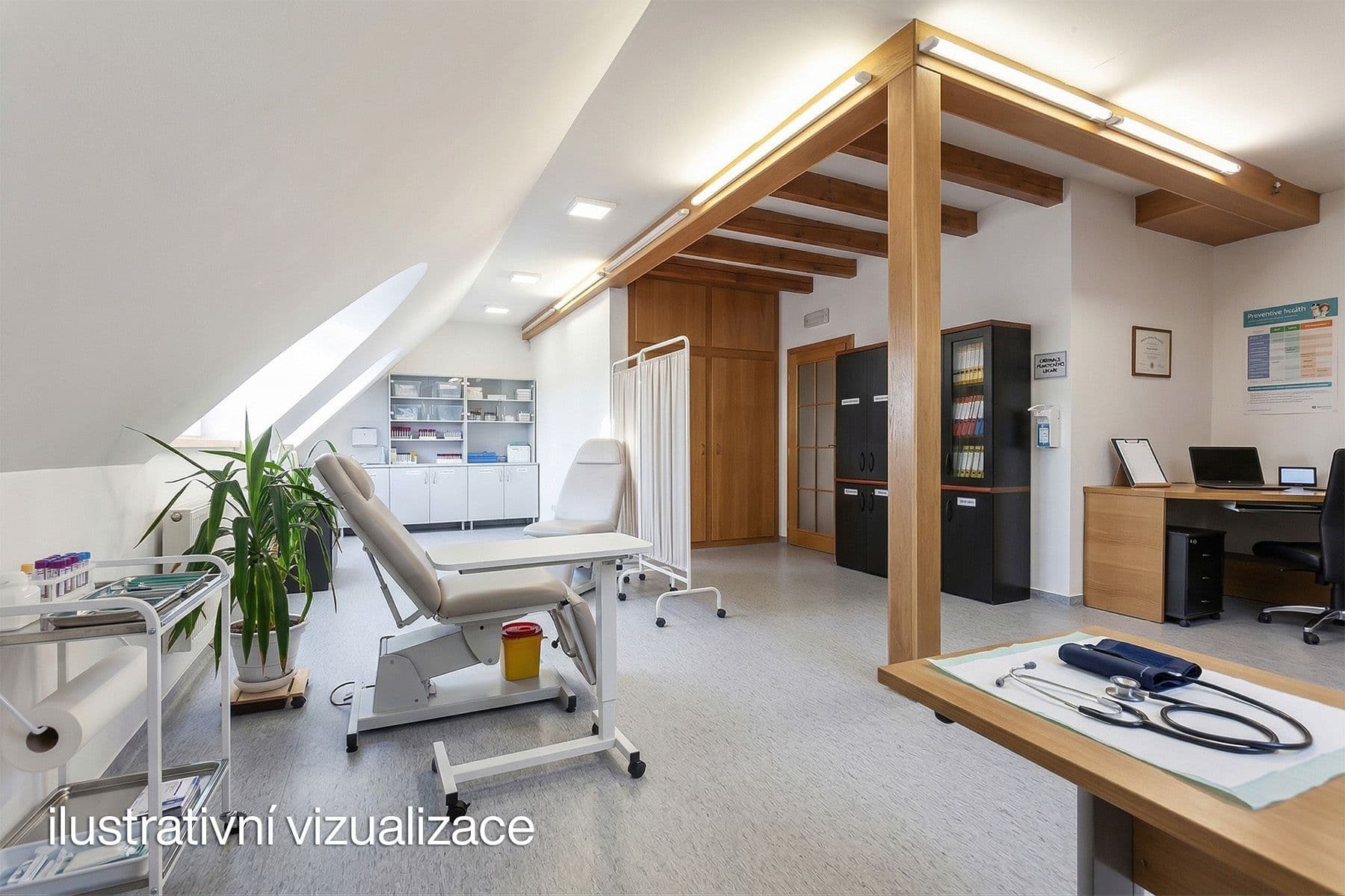 Prodej kanceláře 138 m², Vršovické náměstí, Praha, Praha Prodej kanceláře 138 m², Vršovické náměstí, Praha, Praha