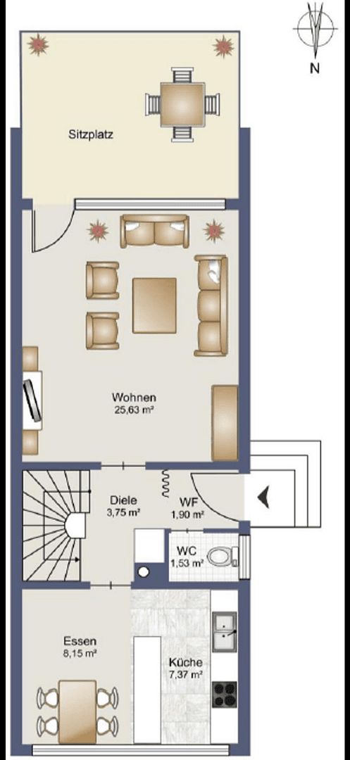 Prodej domu 149 m², pozemek 383 m², Armsündersteige 79/1, Heilbronn, Bádensko-Württembersko Prodej domu 149 m², pozemek 383 m², Armsündersteige 79/1, Heilbronn, Bádensko-Württembersko