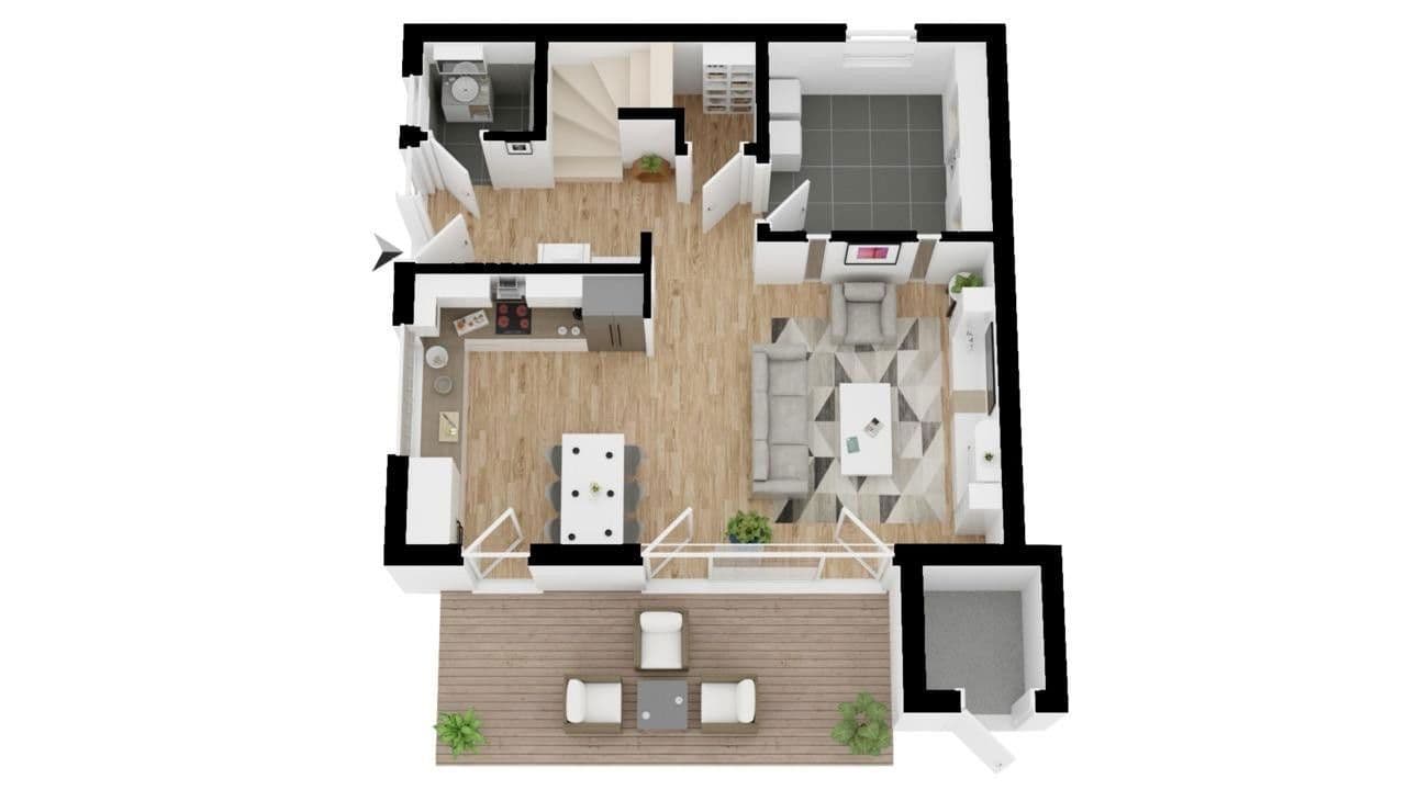 Pronájem domu 112 m², pozemek 375 m², Alte Sandkuhle 13a, Hildesheim, Dolní Sasko Pronájem domu 112 m², pozemek 375 m², Alte Sandkuhle 13a, Hildesheim, Dolní Sasko
