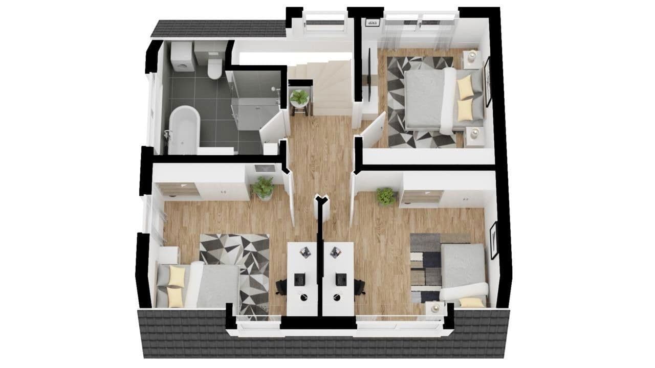 Pronájem domu 112 m², pozemek 375 m², Alte Sandkuhle 13a, Hildesheim, Dolní Sasko Pronájem domu 112 m², pozemek 375 m², Alte Sandkuhle 13a, Hildesheim, Dolní Sasko
