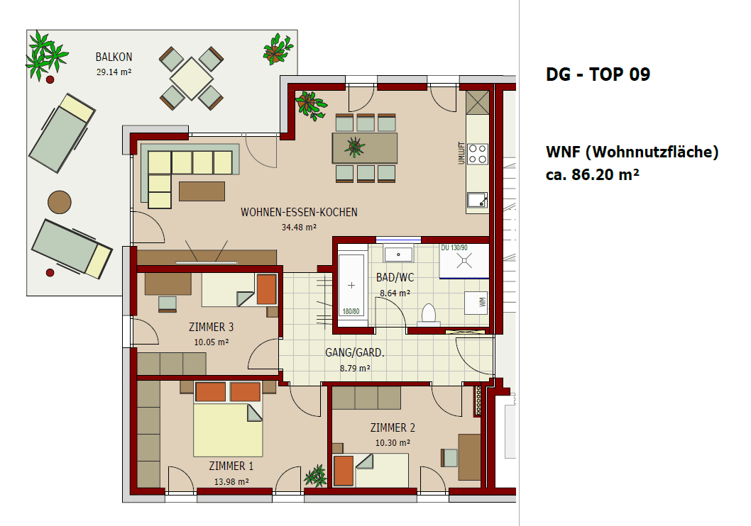 Pronájem bytu 4+1 86 m², Rohrbach 40 b, Dornbirn, Vorarlbersko Pronájem bytu 4+1 86 m², Rohrbach 40 b, Dornbirn, Vorarlbersko
